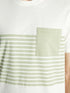 LC Waikiki Crew Neck Short Sleeve Striped Combed Cotton Men's T-shirt
